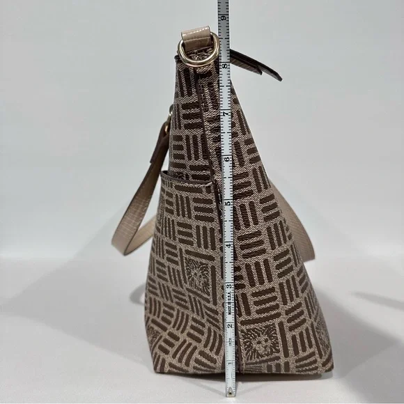 Anne Klein Lion Logo Crossbody Tote Bag - Picture 6 of 16